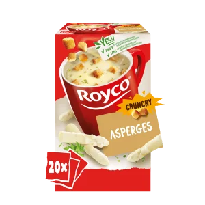 Royco Crunchy Asperges 20 zakjes Royco Crunchy Asperges 20 zakjes