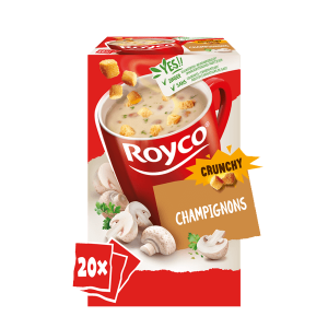 Royco Crunchy Champignons 20 zakjes