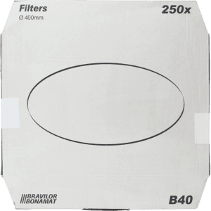 Rondfilterpapier 250 stuks voor B40 Bravilor