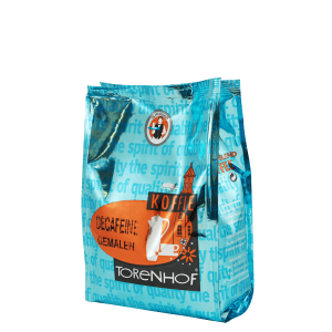 Koffie decafeine gemalen 100% Arabica, Ambachtelijk gebrand, Koffie Torenhof