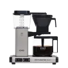 Koffiezet met glazen kan Moccamaster KBG matt silver mat zilver