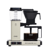 Koffiezet met glazen kan Moccamaster KBG offwhite wit