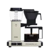 Koffiezet met glazen kan Moccamaster KBG offwhite wit