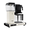 Koffiezet met glazen kan Moccamaster KBG offwhite wit