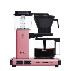 Koffiezet met glazen kan Moccamaster KBG pink roze