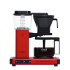 Koffiezet met glazen kan Moccamaster KBG red rood
