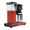 Koffiezet met glazen kan Moccamaster KBG red rood