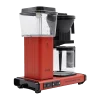 Koffiezet met glazen kan Moccamaster KBG red rood