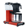 Koffiezet met glazen kan Moccamaster KBG red rood