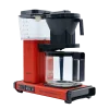 Koffiezet met glazen kan Moccamaster KBG red rood