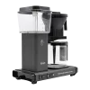 Koffiezet met glazen kan Moccamaster KBG stone grey antraciet