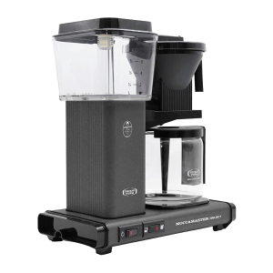 Koffiezet met glazen kan Moccamaster KBG stone grey antraciet