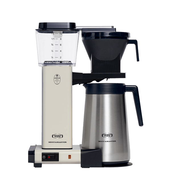 Koffiezet met isoleerkan thermos Moccamaster KBGT offwhite wit