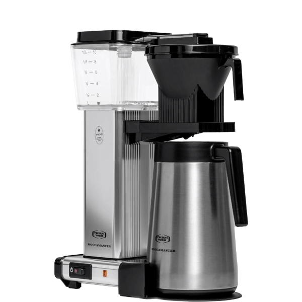 Koffiezet met isoleerkan thermos Moccamaster KBGT polished gepolierd