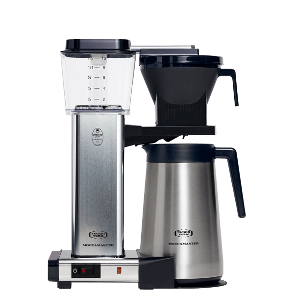 Koffiezet met isoleerkan thermos Moccamaster KBGT polished gepolierd