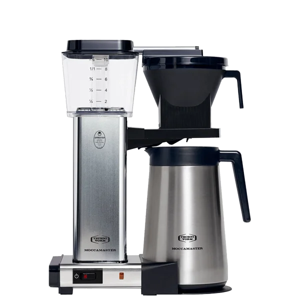 Koffiezet met isoleerkan thermos Moccamaster KBGT polished gepolierd