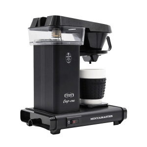 Moccamaster-OneCup-black-left Koffiezet onecup Moccamaster black zwart