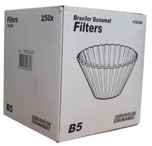 Korffilterpapier 250 stuks voor B5 Bravilor