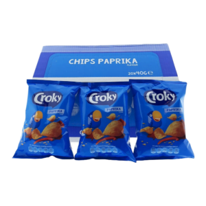 Chips 20 x 40g paprika Croky