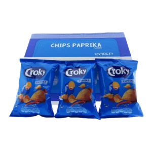 Chips 20 x 40g paprika Croky