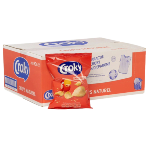 Chips 20 x 40g zout Croky