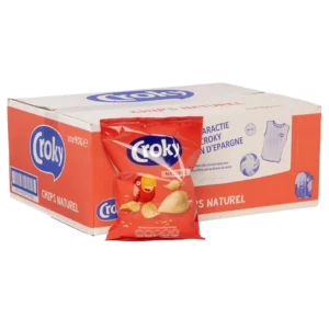 Chips 20 x 40g zout Croky