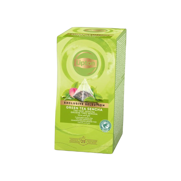 Theezakjes 25 stuks Green tea Sencha Lipton