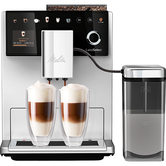 Melitta latte select silver