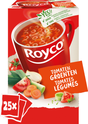 Royco tomaat/groenten 25 zakjes