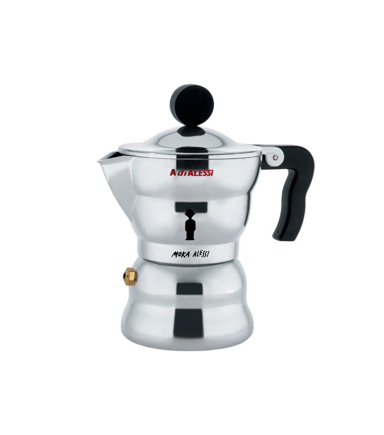 Moka Alessi, cafetière Espresso Alessi 6 cups
